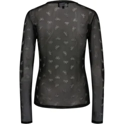 Liberté LIBERTÉ dame bluse MESH - BLACK BOW DIAMOND DOT Hot