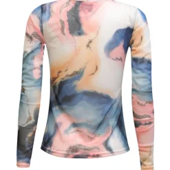 Liberté LIBERTÉ dame bluse MESH - BLUE PEACH GOLD MARBLE Clearance