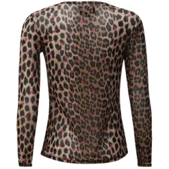 Liberté LIBERTÉ dame bluse MESH - LUX LEO RASBERRY HEART Online