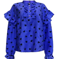 Liberté LIBERTÉ dame bluse TIA - Cobolt Blue Black Heart Outlet