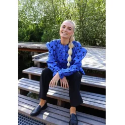 Liberté LIBERTÉ dame bluse TIA - Cobolt Blue Black Heart Outlet