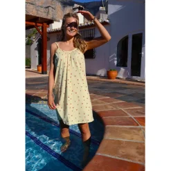 Liberté LIBERTÉ dame kjole ALMA - YELLOW CHERRY Clearance