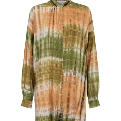Liberté dame skjorte FREJA - ARMY BROWN TIE DYE Hot