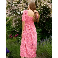 Liberté kjole gro - Pink Flower Discount