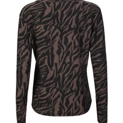 Liberté LIBERTE dame bluse ALMA - DARK BROWN ZEBRA Clearance