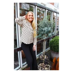 Liberté LIBERTE dame bluse FLORA - BLACK HEART Hot