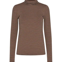 Liberté Liberte dame bluse TALIA - Sand Black Stripe Sale