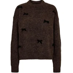 Liberté LIBERTE dame strik FRO BOW - BROWN BLACK BOW Best