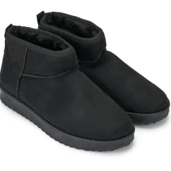 SHOES Lillie dame bamsestøvler WD148 - Black