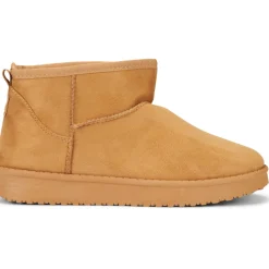 SHOES Lillie dame bamsestøvler WD148 - Camel Outlet