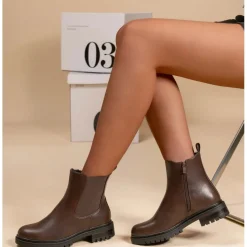 SHOES Linnea dame støvler 9268 - Brown Discount