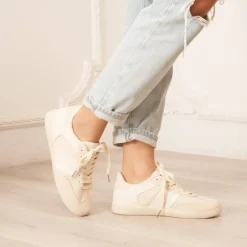 SHOES Lisette dame sneakers 8967 - Beige Sale