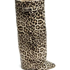 SHOES Luc Dame støvler 8623A - Leopard Online