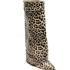 SHOES Luc Dame støvler 8623A - Leopard Online