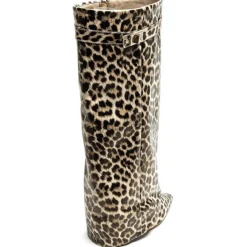 SHOES Luc Dame støvler 8623A - Leopard Online