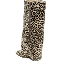 SHOES Luc Dame støvler 8623A - Leopard Online