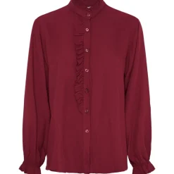 LULULIA dame bluse LuEllen 5897 - Bordeaux Online