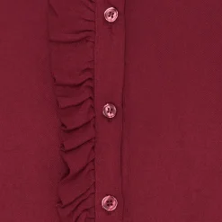 LULULIA dame bluse LuEllen 5897 - Bordeaux Online