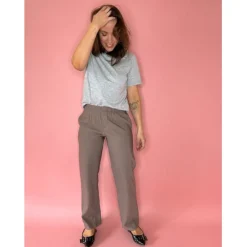 LULULIA Dame Bukser LuJosie 62648 - Fango New