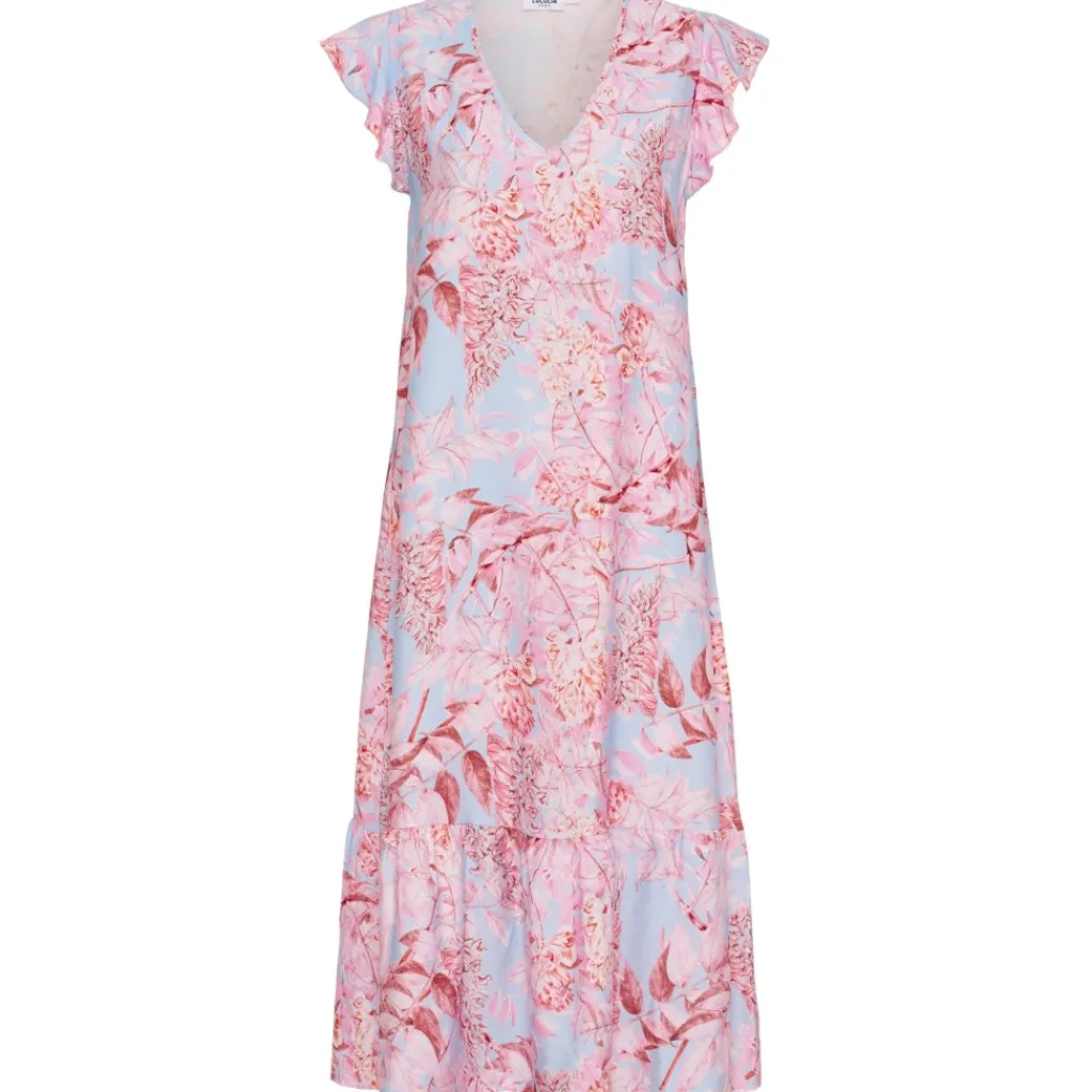 LULULIA Dame Kjole LuAlberte 7050 - Celeste6839tpa Sale