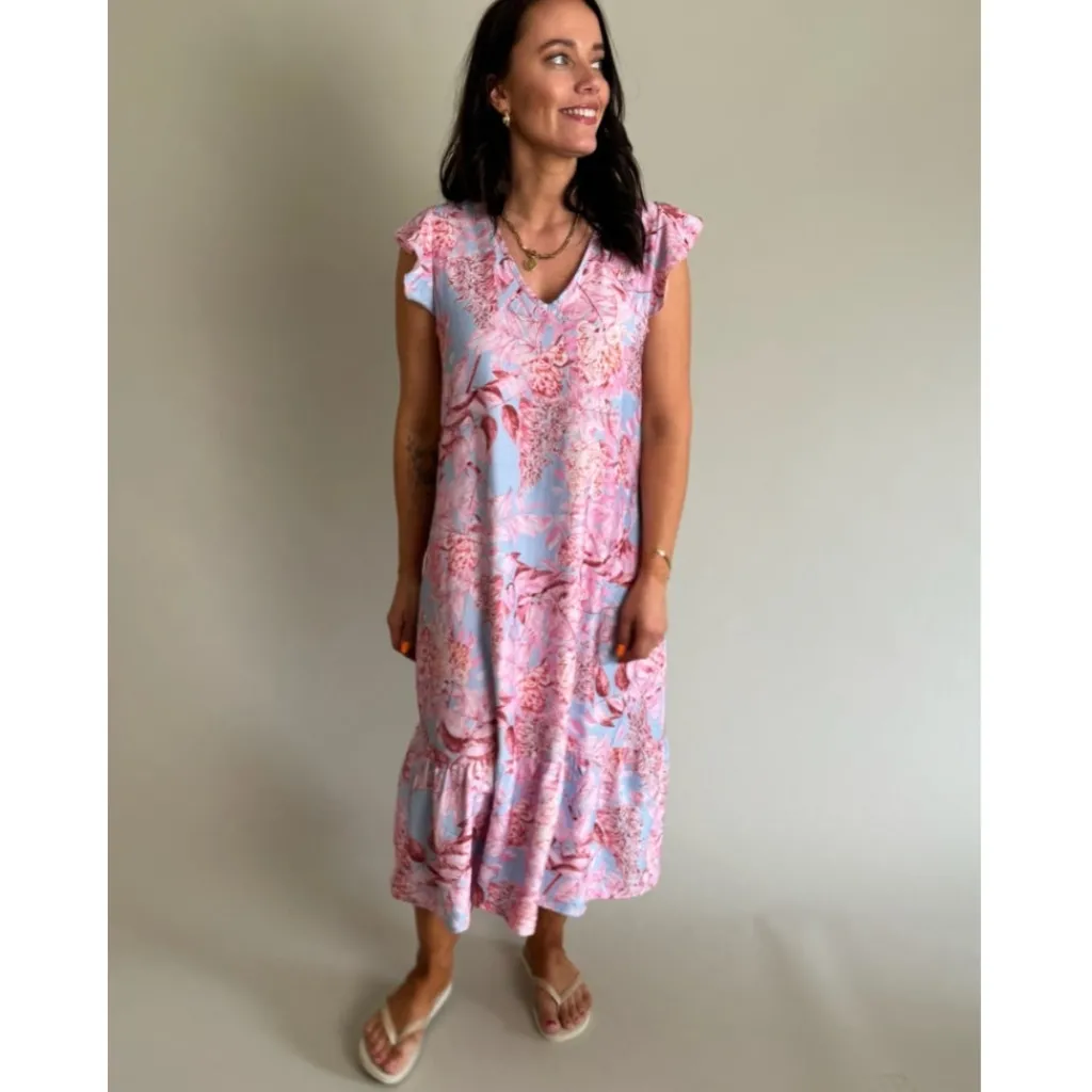 LULULIA Dame Kjole LuAlberte 7050 - Celeste6839tpa Sale