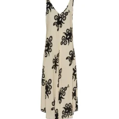 LULULIA Dame Kjole LuCLara 24069 - Beige New