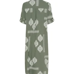 LULULIA Dame Kjole LuEva 94198 - Military/Beige