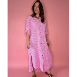 LULULIA Dame Kjole LuLiva 1985LU. - Fuxia Online