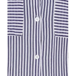 LULULIA Dame Kjole LuLiva 1985LU. - Blue/white Clearance