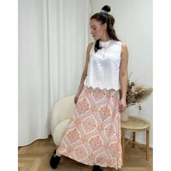 LULULIA Dame Nederdel LuSofia 6190 - Rosa Best