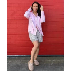 LULULIA Dame Shorts LUSELMA 62781 - Vino/White