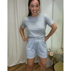 LULULIA Dame Shorts LUSELMA 62781 - Blue/white