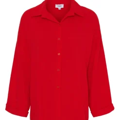 LULULIA Dame Skjorte LuAnna 2002 - Red Outlet