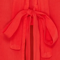 LULULIA Dame Skjorte LuBella 6191 - Red Best