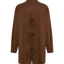 LULULIA Dame Skjorte LuVanessa 7178 - Brown Discount