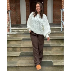 LULULIA Dame Strik LuThilde 8187 - OffwhiteZ9120 Discount