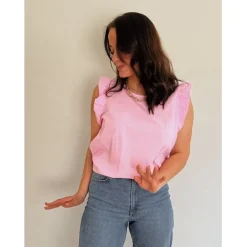 LULULIA Dame Top LuTanja 82708 - RosaBaby3492 Clearance