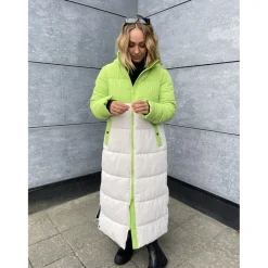LULULIA EXTRA LONG PUFFER JACKET 12224702 - Moonbeam Hot