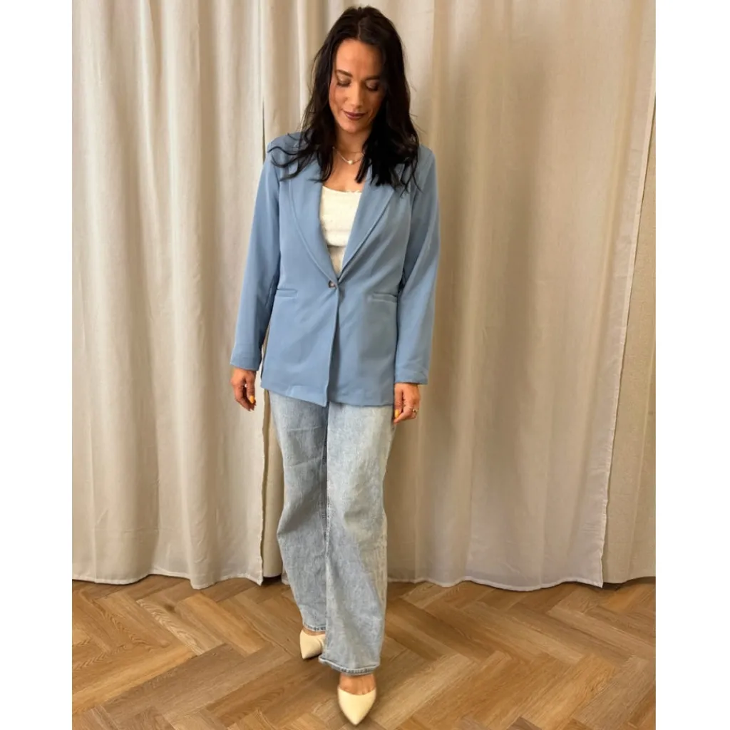 LULULIA Gia dame blazer 6120-0 - Blue Haze Blur Sale