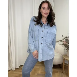 LULULIA Skjorte LuMolly 85530 - Light blue New