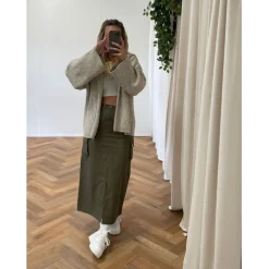 LULULIA Studio dame cargo nederdel Lula - Green Sale