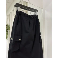 LULULIA Studio dame cargo nederdel Lula - Black Best