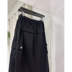 LULULIA Studio dame cargo nederdel Lula - Black Best