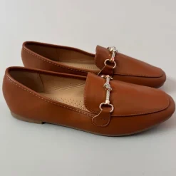 SHOES Madeline dame loafers H8-562 - Camel Sale