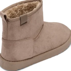SHOES Marta Du Chateau Adel Dame bamsestøvler 8623 - Taupe Clearance