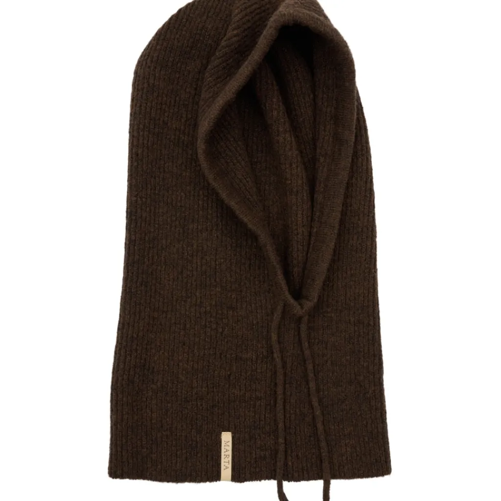 MARTA DU CHATEAU dame balaclava MdcFiluca FMHK6480 - Dark Brown Best