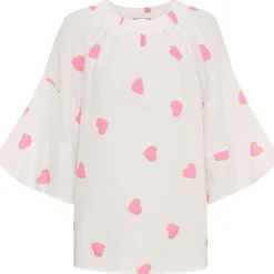 MARTA DU CHATEAU dame bluse MdcPutte 7316 - PINK HEART Best