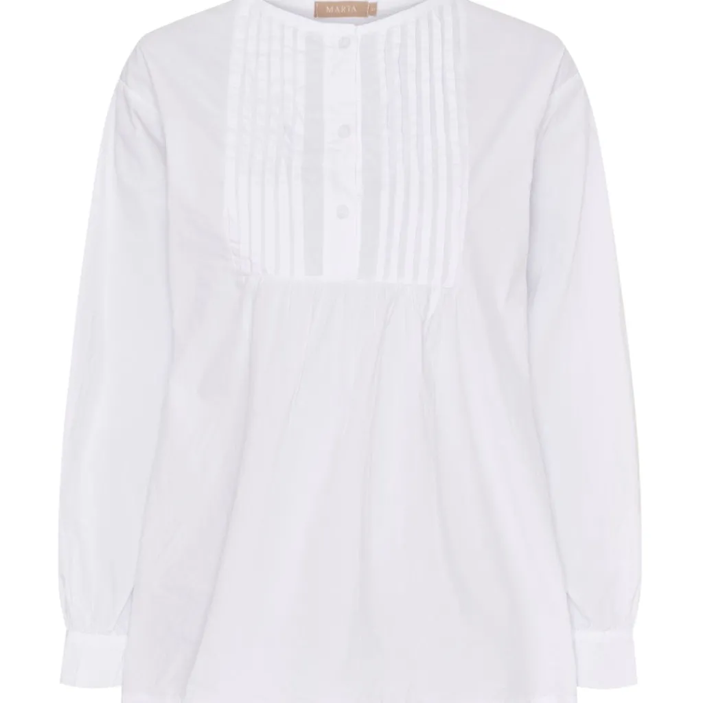 MARTA DU CHATEAU dame bluse MdcSoraya 258013 - White