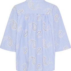 MARTA DU CHATEAU dame bluse MdcTilda 258293 - Celeste