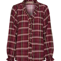 MARTA DU CHATEAU dame bluse MdcBrook 7648 - Bordeaux10882tpd Outlet